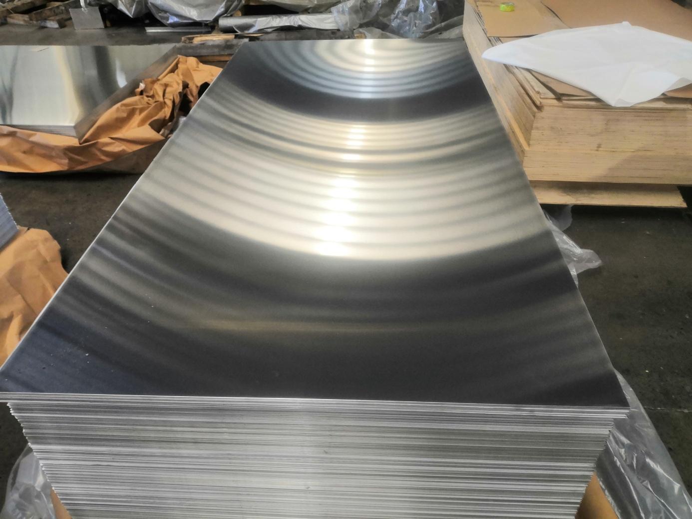 Plane aluminum sheet metal alloys and grades