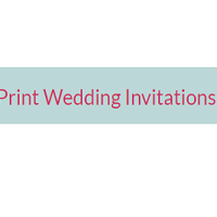 Print Wedding   Invitations