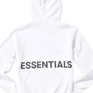 White Essentials  Hoodie